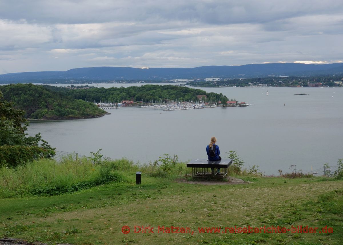 Oslo, Blick ber Fjord