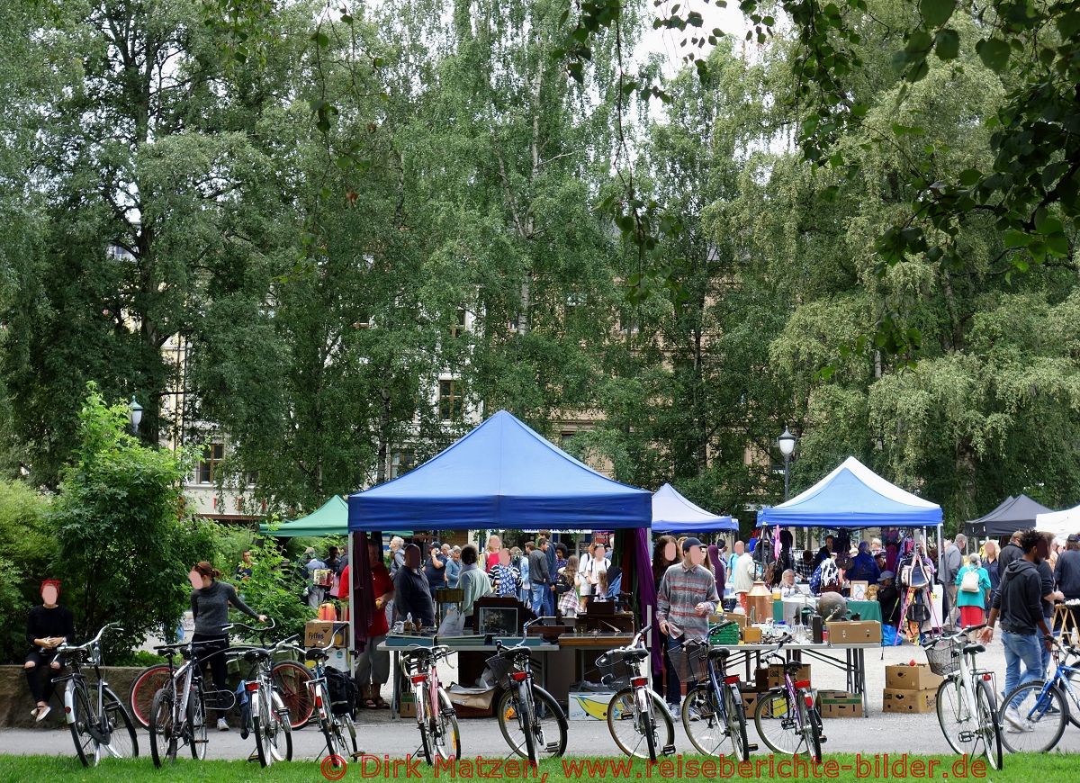 Oslo, Birkelunden, Flohmarkt