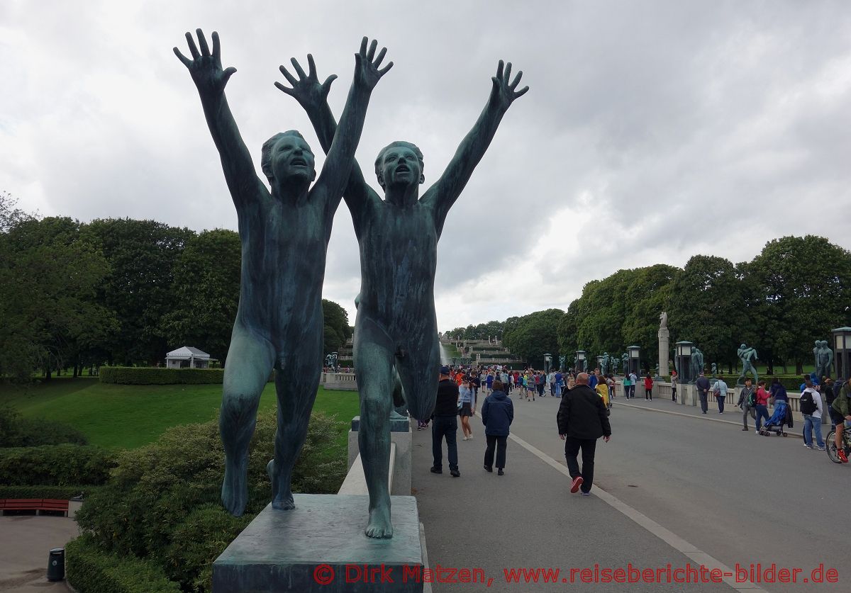 Oslo, Vigeland-Skulpturenpark, Jungen