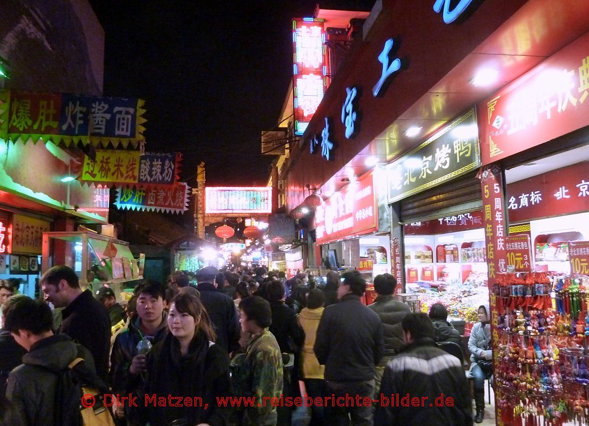 Peking, Snack-Street nachts