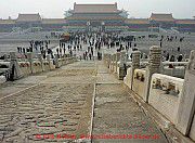 Peking, kaiserpalast-steinplatte
