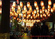 Peking, dongzhimennei-dajie-lampions
