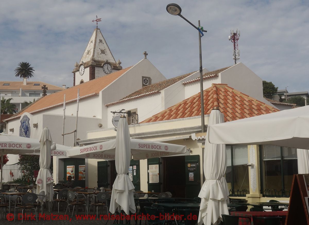 Porto Santo, Vila Baleira, Zentrum, Cafs, Kirche