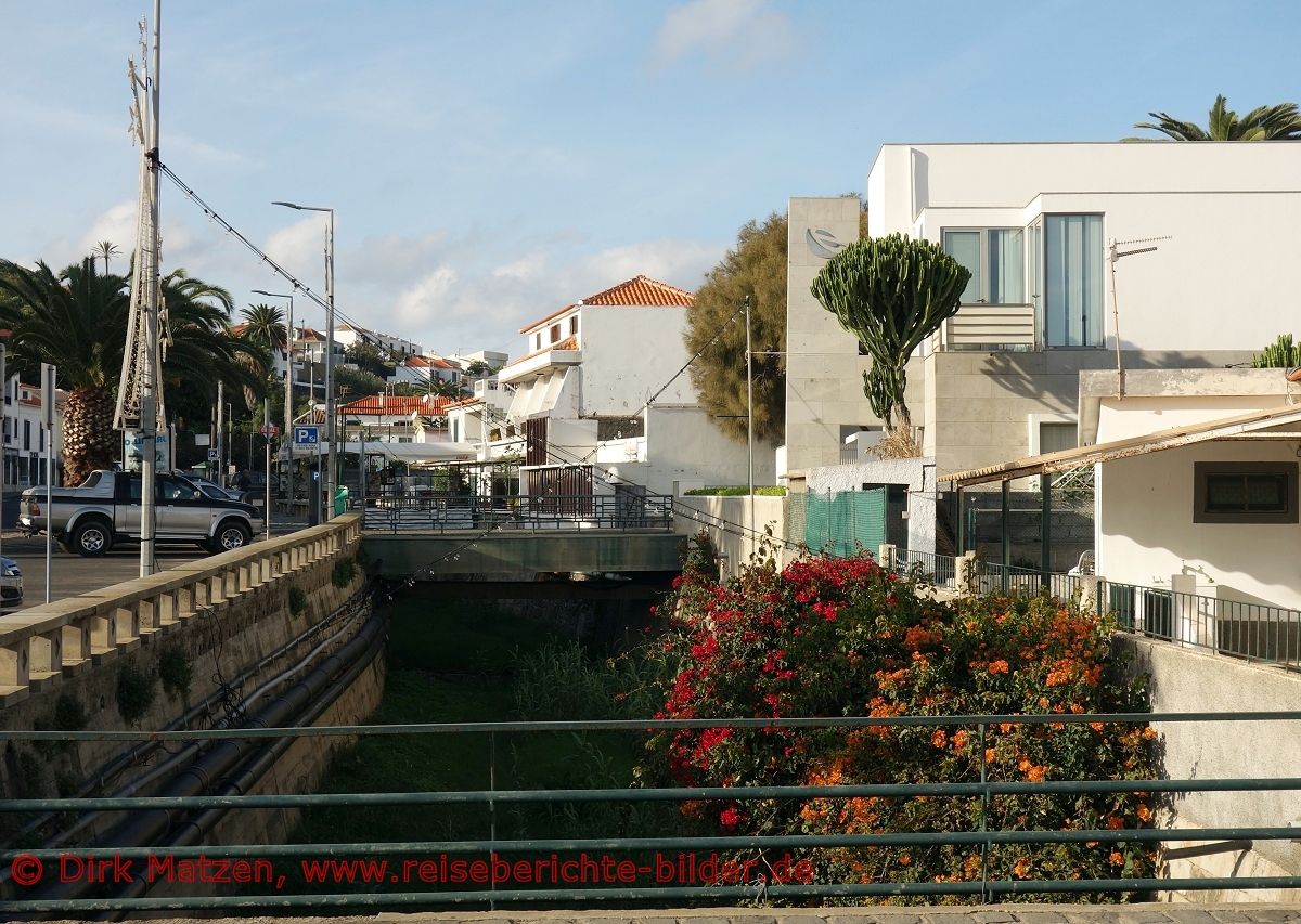Porto Santo, Vila Baleira, trockenes Flussbett