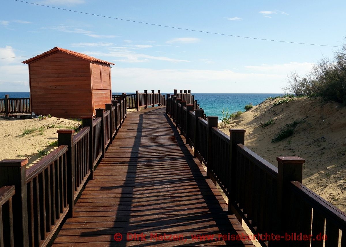 Porto Santo, Steg zum Strand