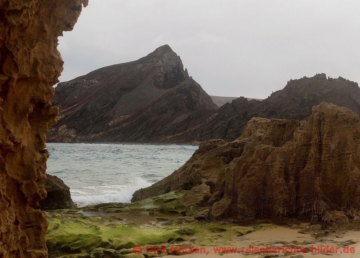 Porto Santo, Blick zur Ilheu da Cal