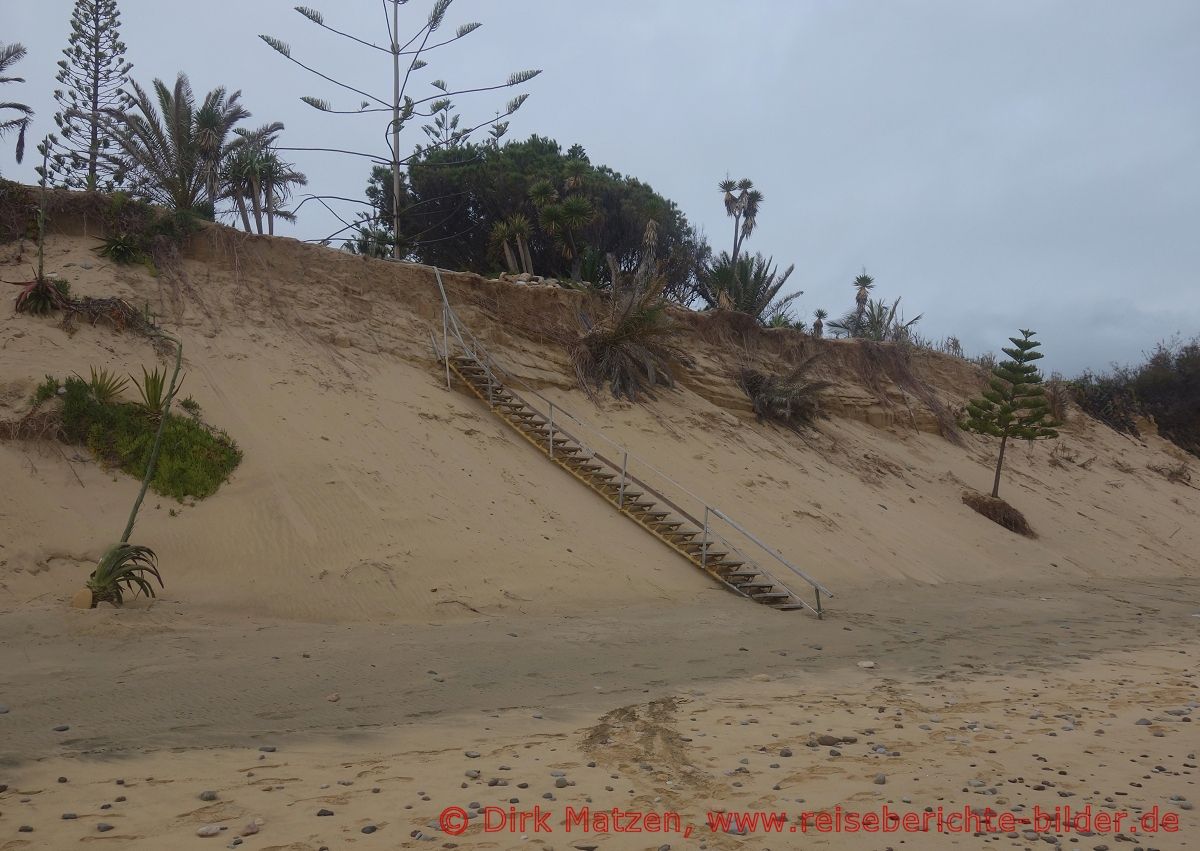 Porto Santo, Strand, sinnlose Treppe