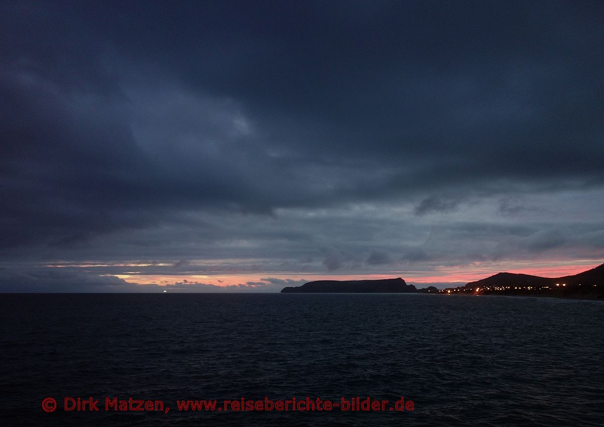 Porto Santo, Abendstimmung