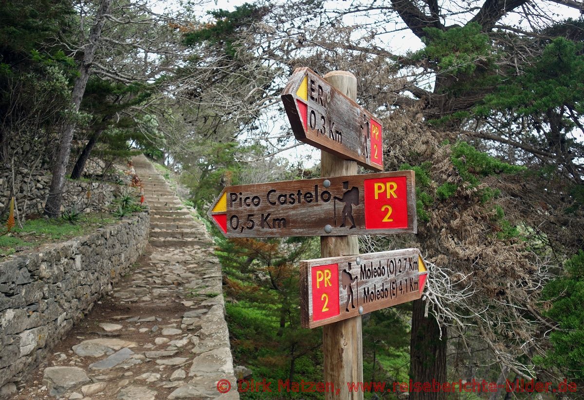 Porto Santo, Wanderweg PR2, Pico Castelo