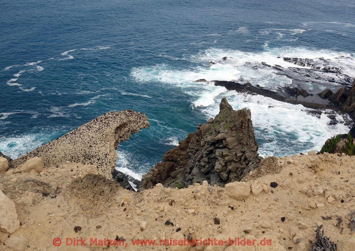 Porto Santo, Abbrche Nordkste