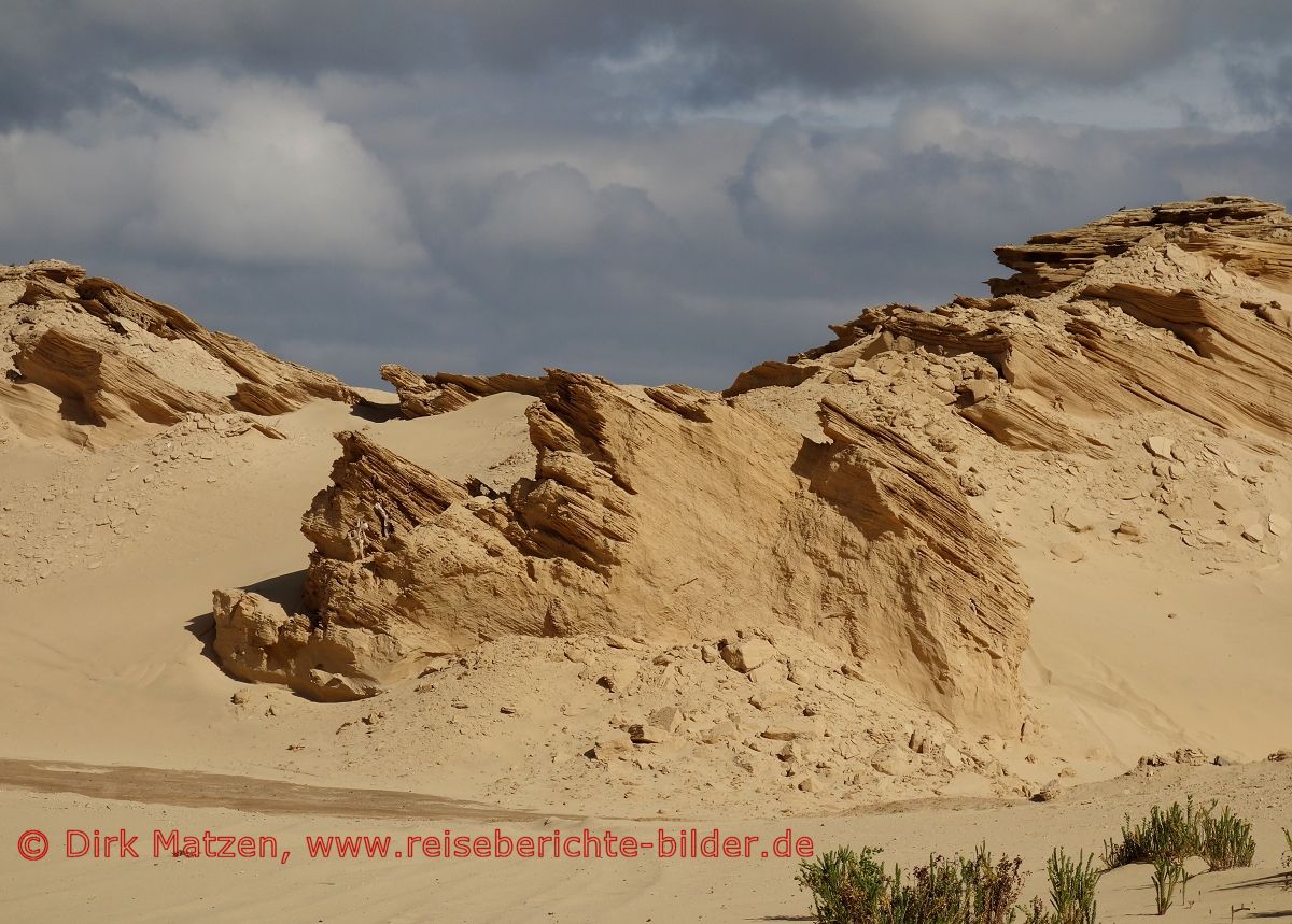 Porto Santo, Sand-Formationen in den Dnen