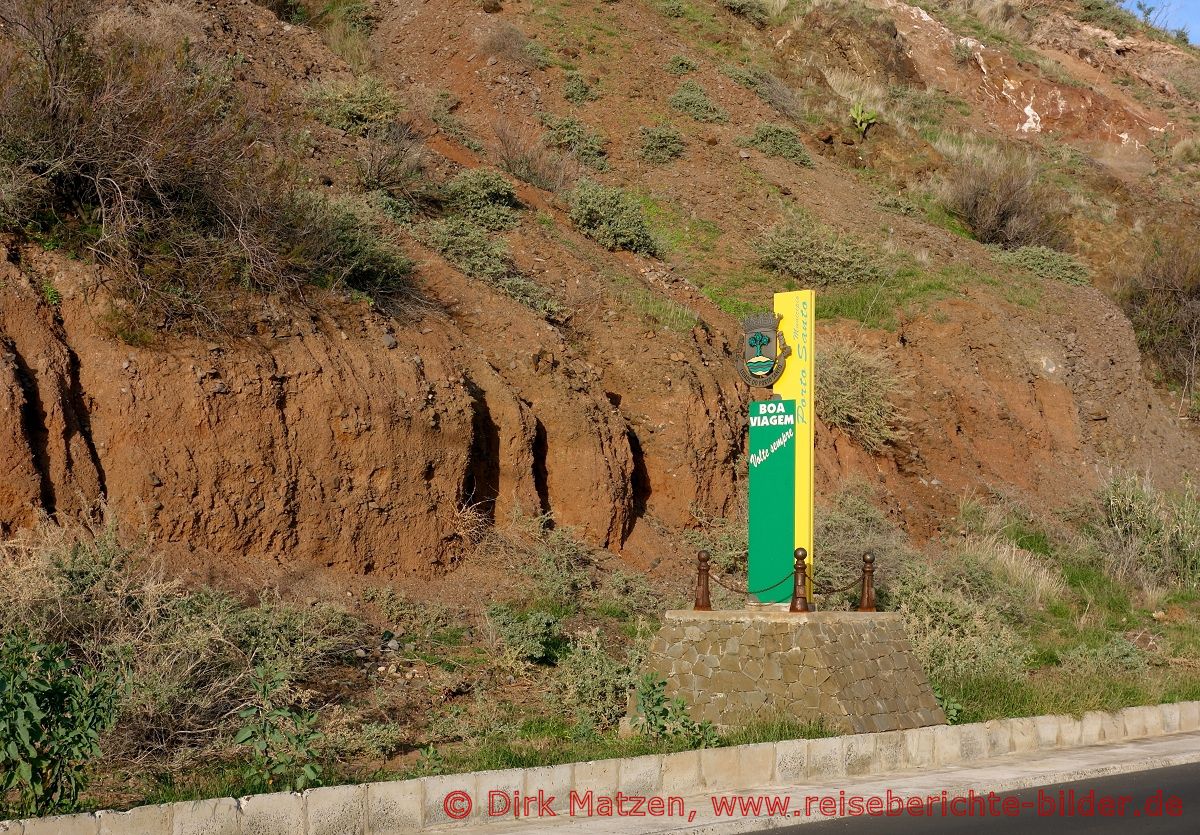 Porto Santo, Schild 