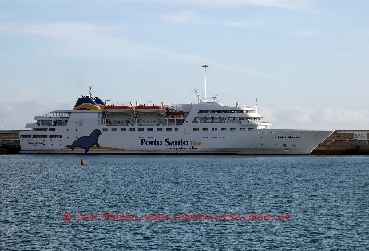 Porto Santo, Fähre nach Madeira