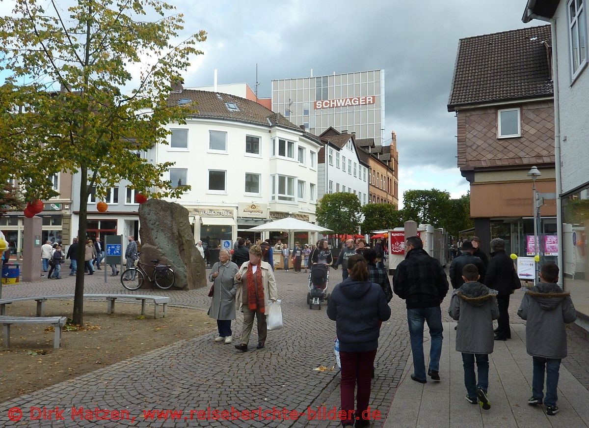 Europa-Radweg R1, Holzminden, Zentrum