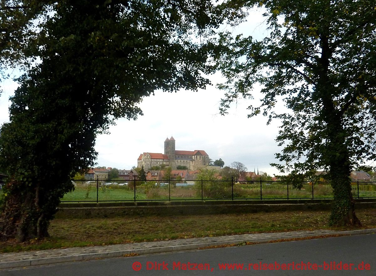 Europa-Radweg R1, Quedlinburg, Schlossberg