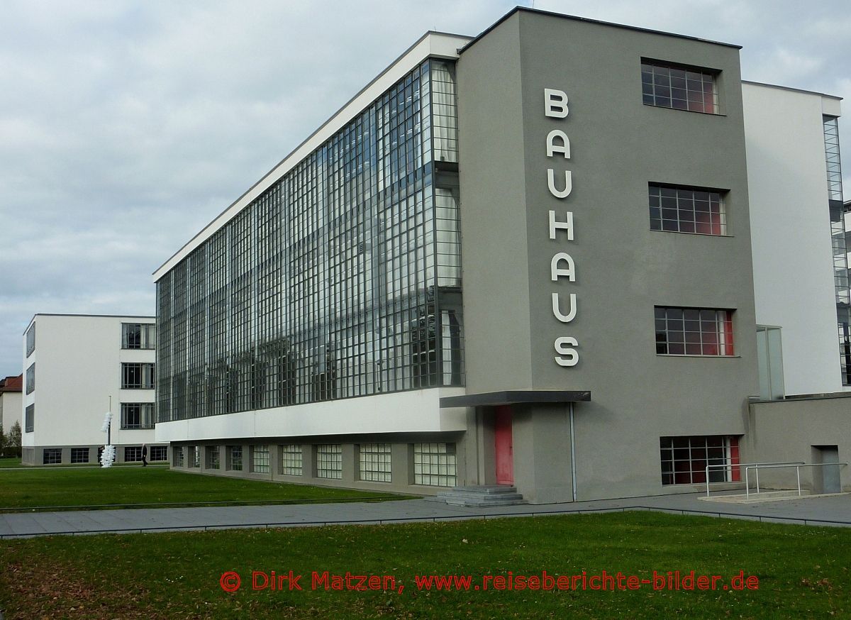 Europa-Radweg R1, Dessau, Bauhaus