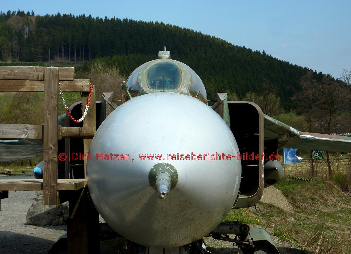 Radtour Ruhrtalradweg, Niedersfeld MiG-Jet