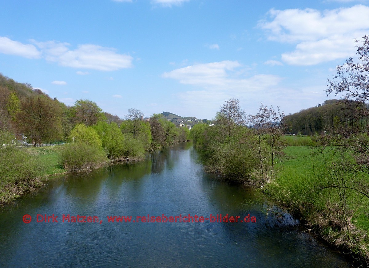 Radtour Ruhrtalradweg, Ruhr bei Laer