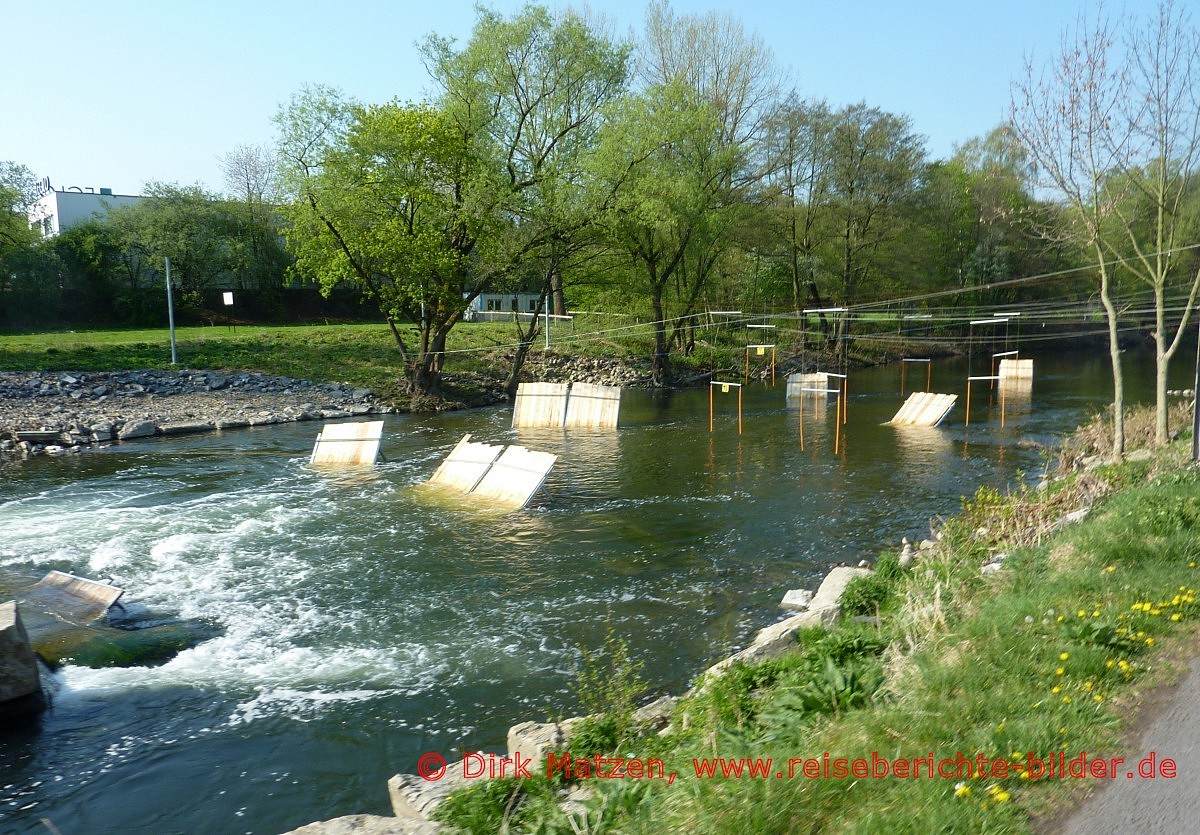 Radtour Ruhrtalradweg, Ruhr bei Hüsten