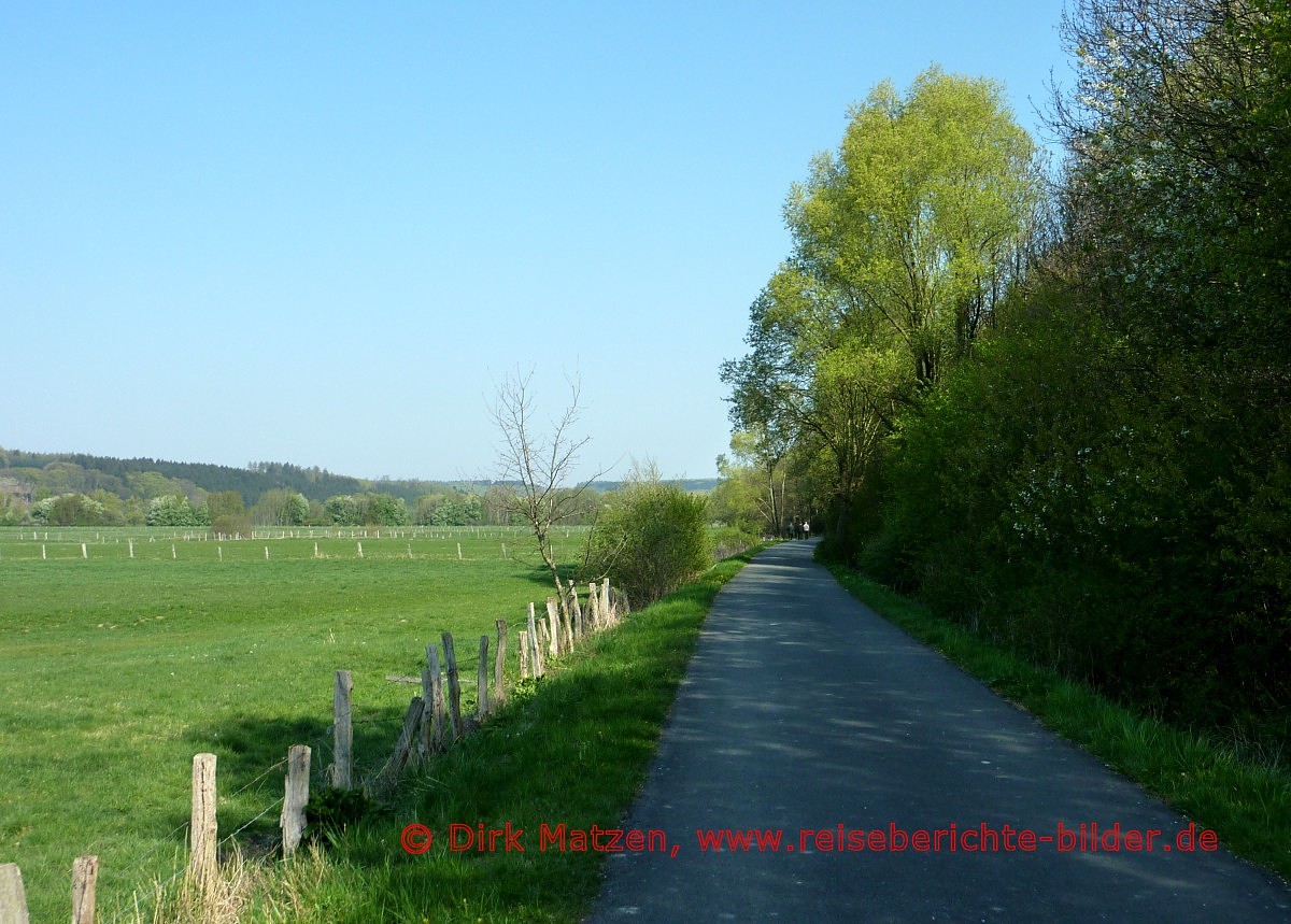 Radtour Ruhrtalradweg, Ruhraue bei Lüttringen