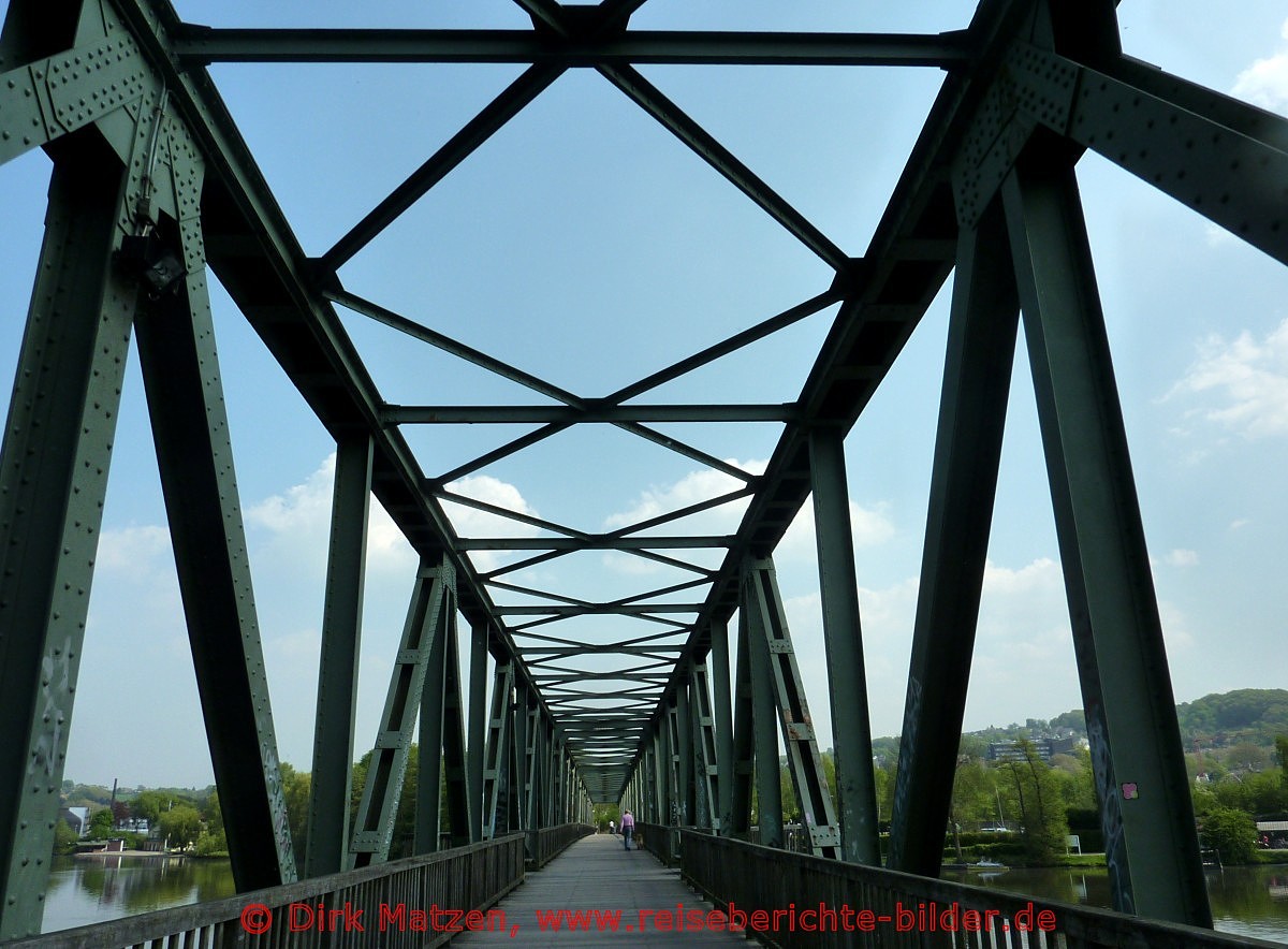 Radtour Ruhrtalradweg, Ruhrbrcke Kupferdreh