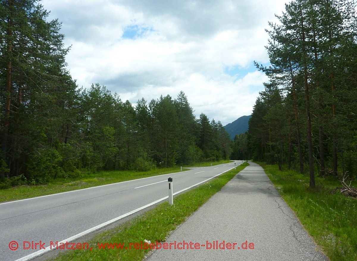 Transalp, Lechtal Radweg