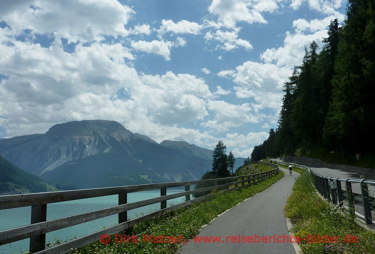 Transalp, Reschensee Radweg