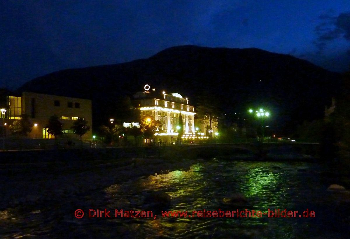Transalp, Nacht in Meran