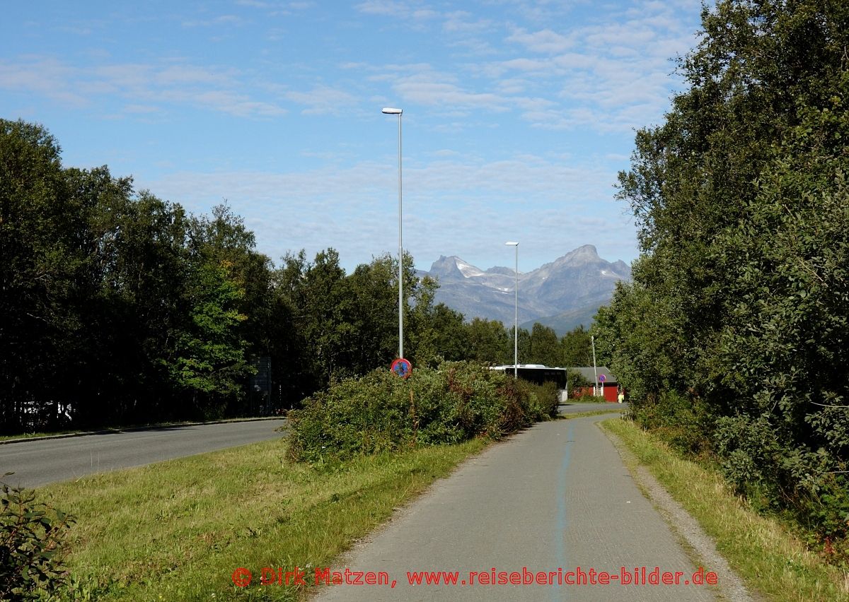 Radweg in Troms