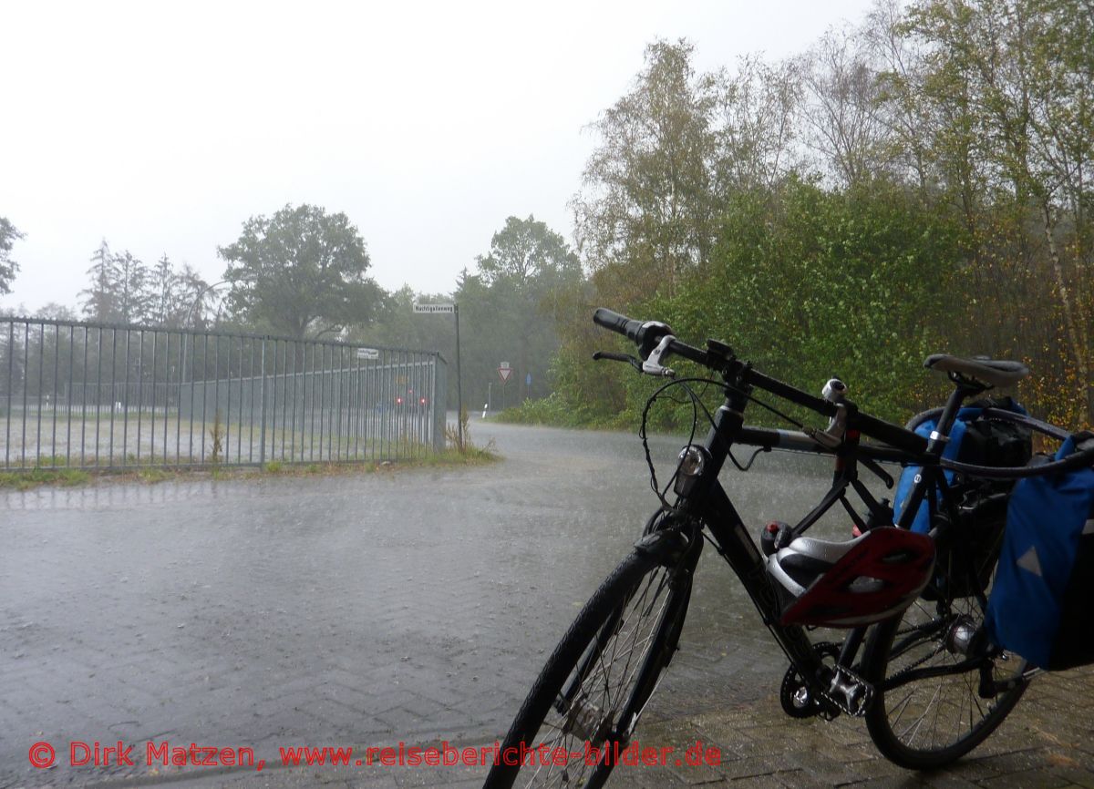 Vechtetal-Route, Regenschauer