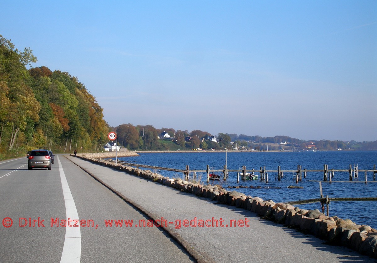 Grenzroute, Küstenstrasse bei Kollund