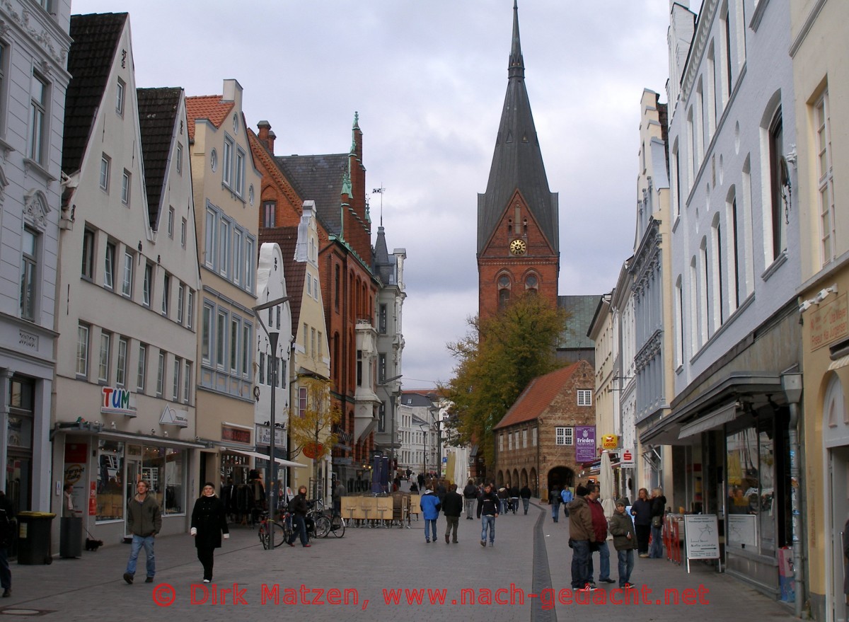 Grenzroute, Fugngerzone in Flensburg