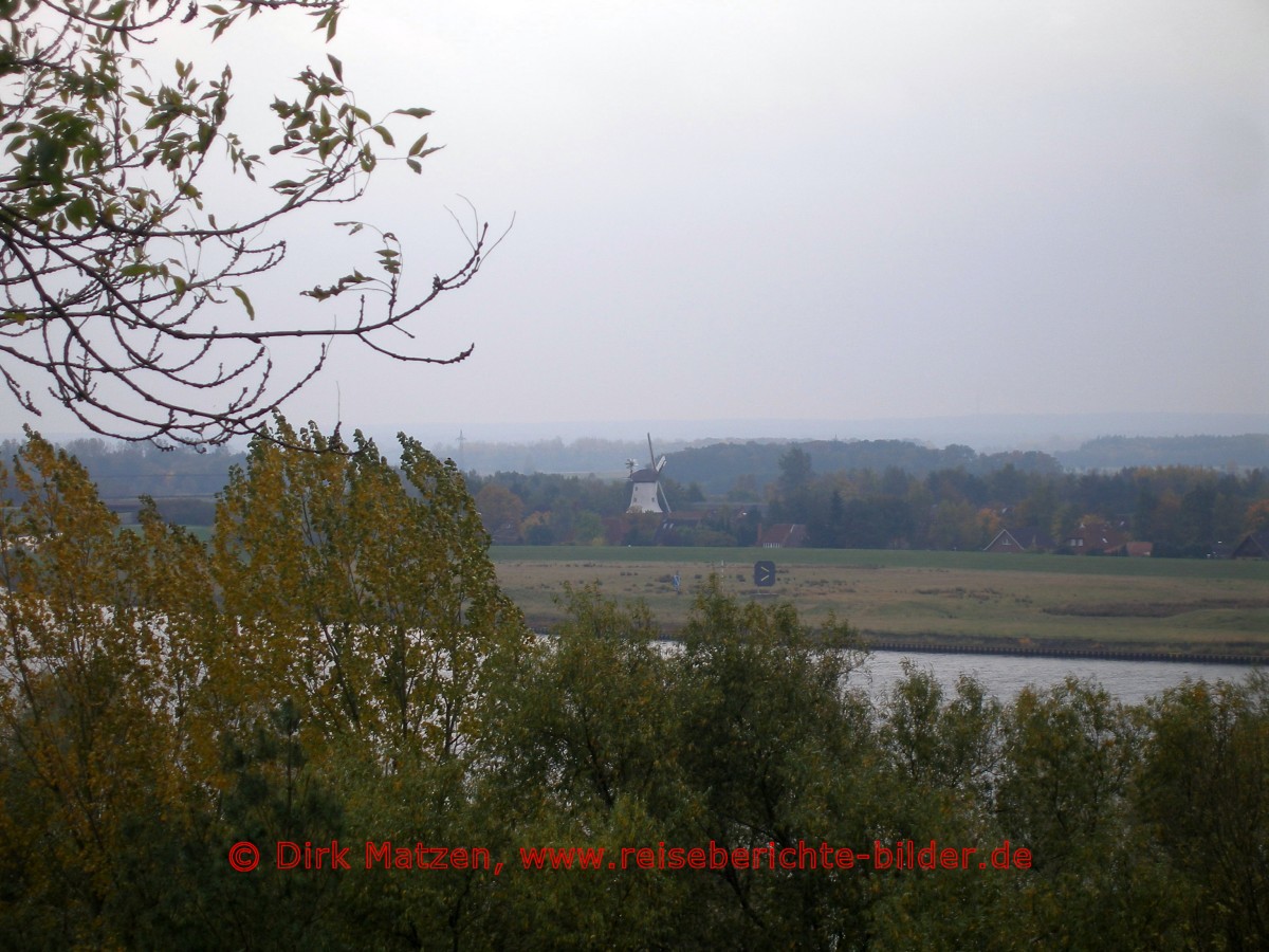 Radtour Hamburg Berlin, Elbe bei Sandkrug