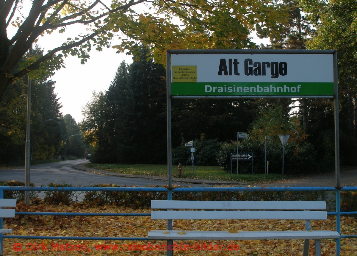 Alt Garge Draisinenbahnhof