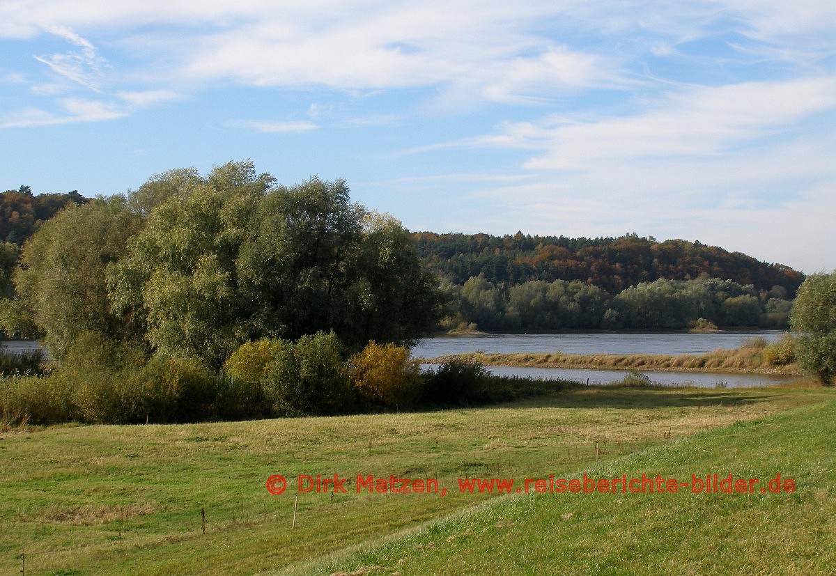 Radtour Hamburg Berlin, Elbe bei Herrendorf