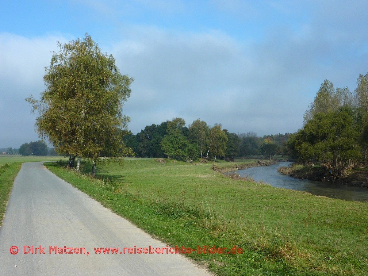 Oder-Neie-Radweg, Neie bei Rothenburg