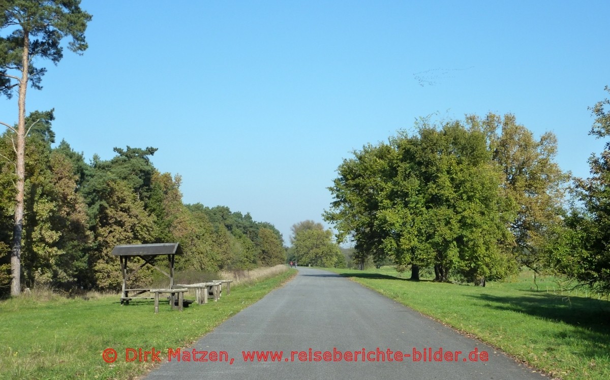 Oder-Neie-Radweg, Radweg im Nationalpark