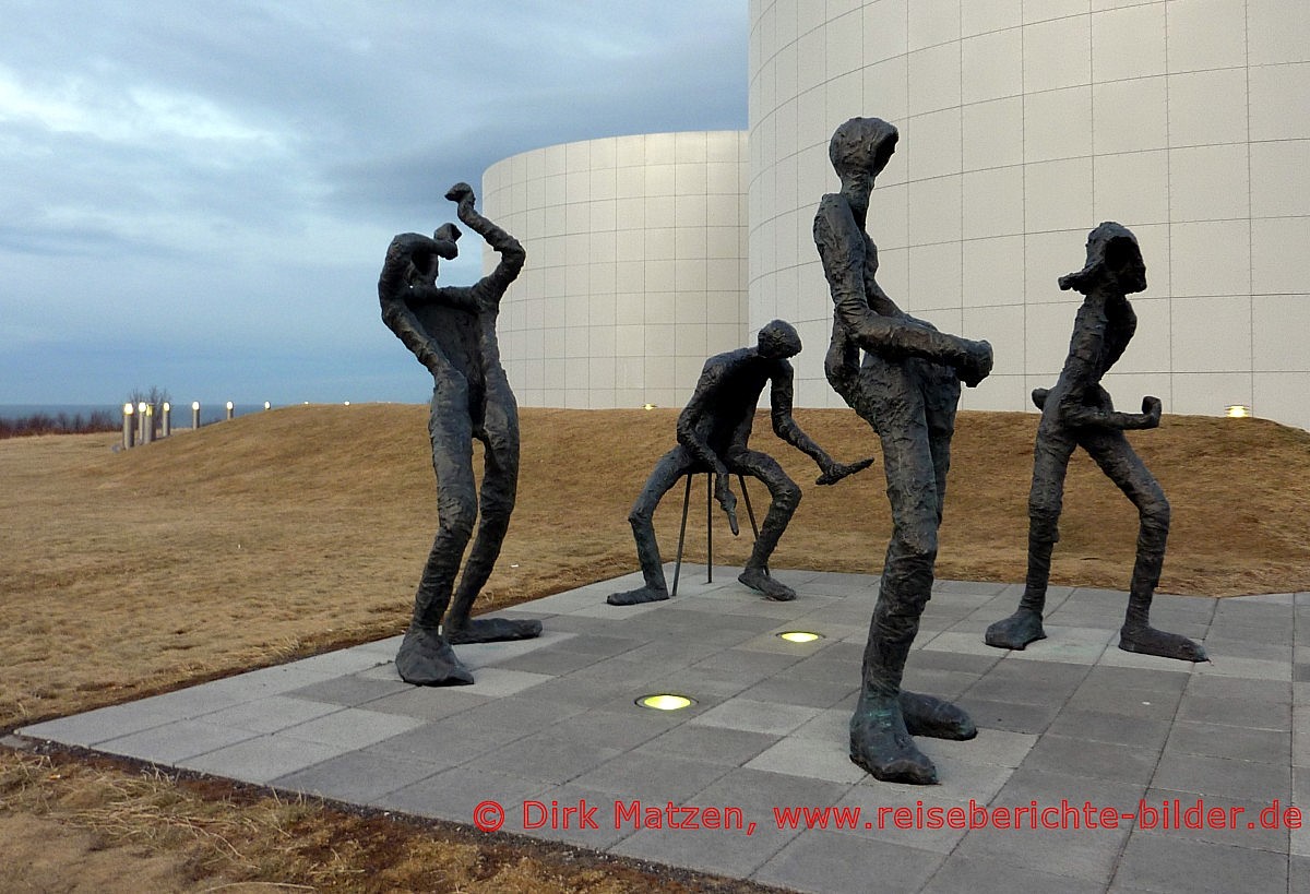 Reykjavik, Musiker-Statuen
