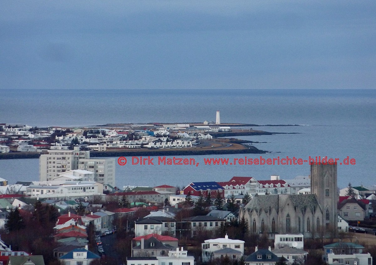 Blick auf Seltjarnarnes