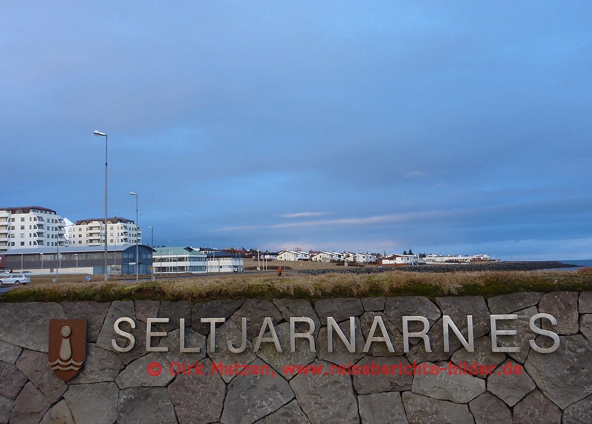 Seltjarnarnes Ortseingang