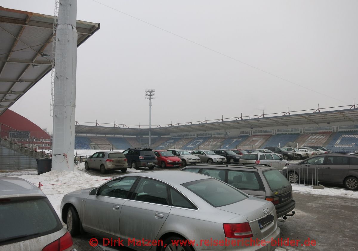 Riga, Stadion-Parkplatz