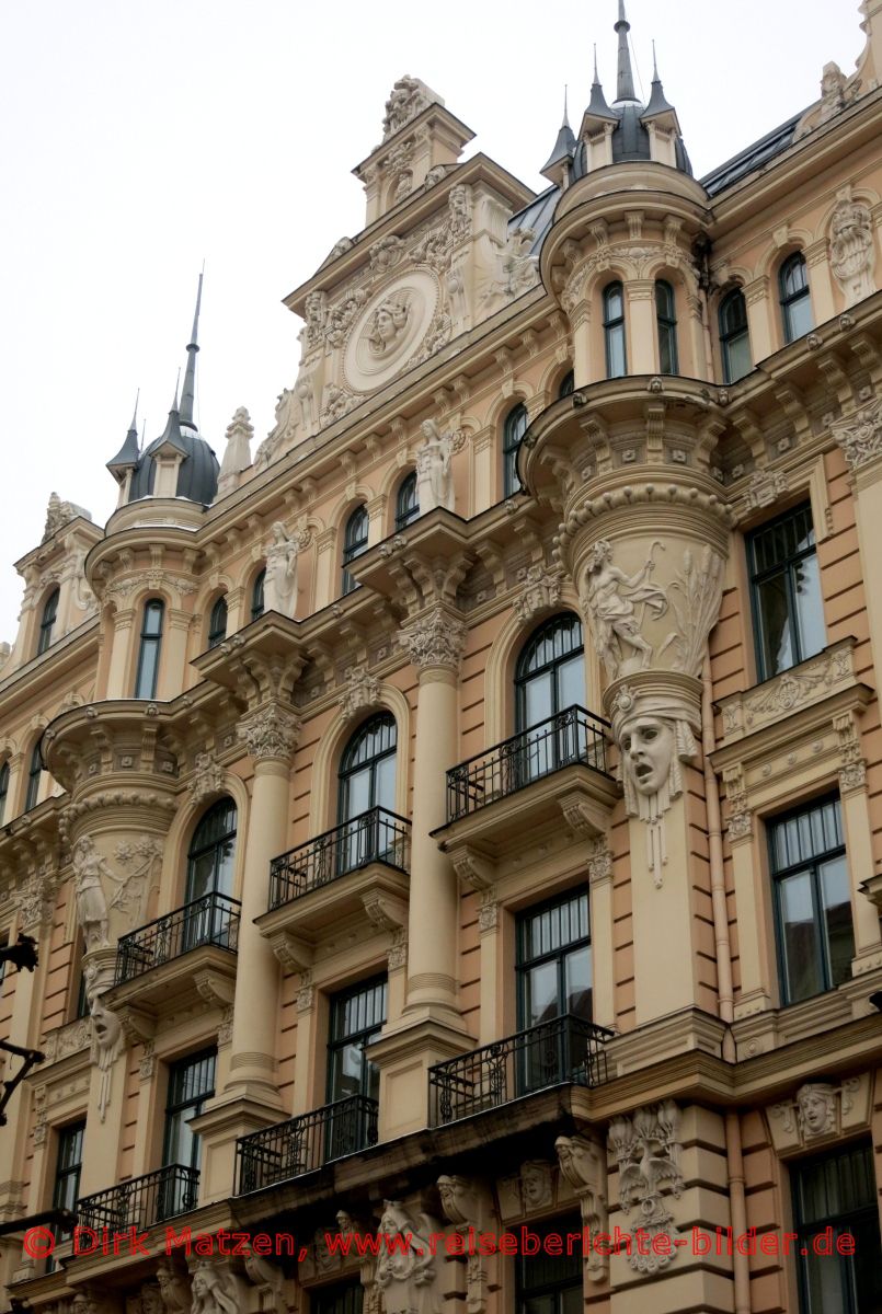 Riga, Jugendstil-Fassade