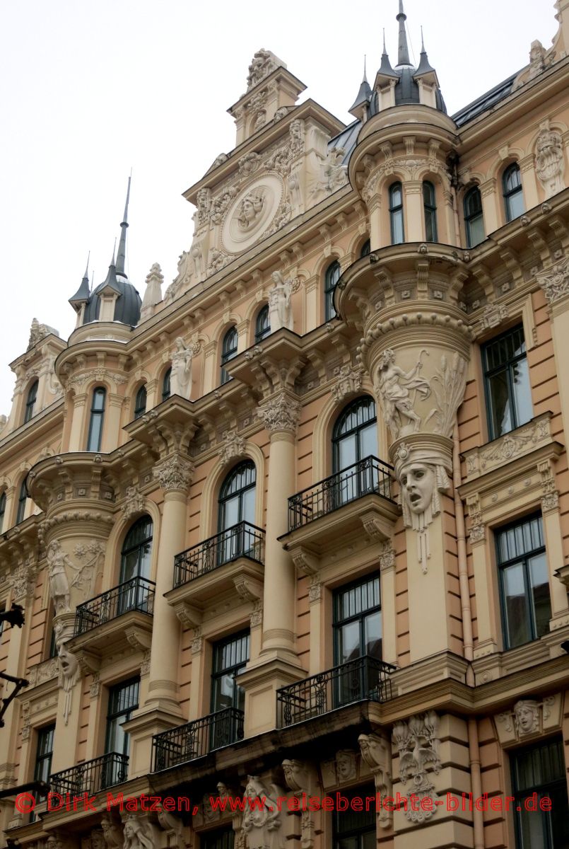 Riga, Jugendstil-Fassade