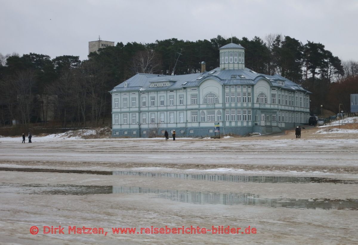 Jurmala-Majori, Holzgebude am Strand