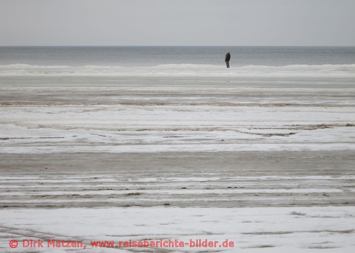 Jurmala, Strand im Winter