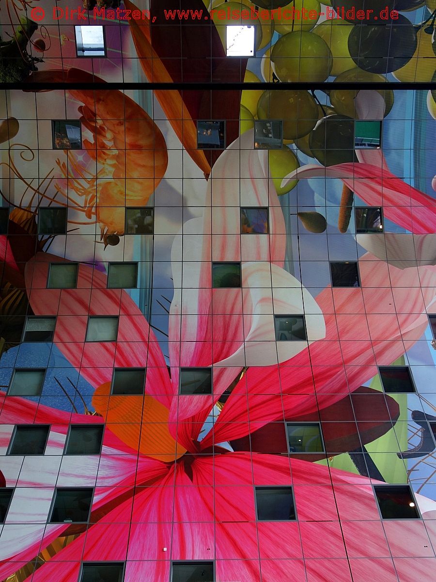 Rotterdam, Markthalle, Wandbild