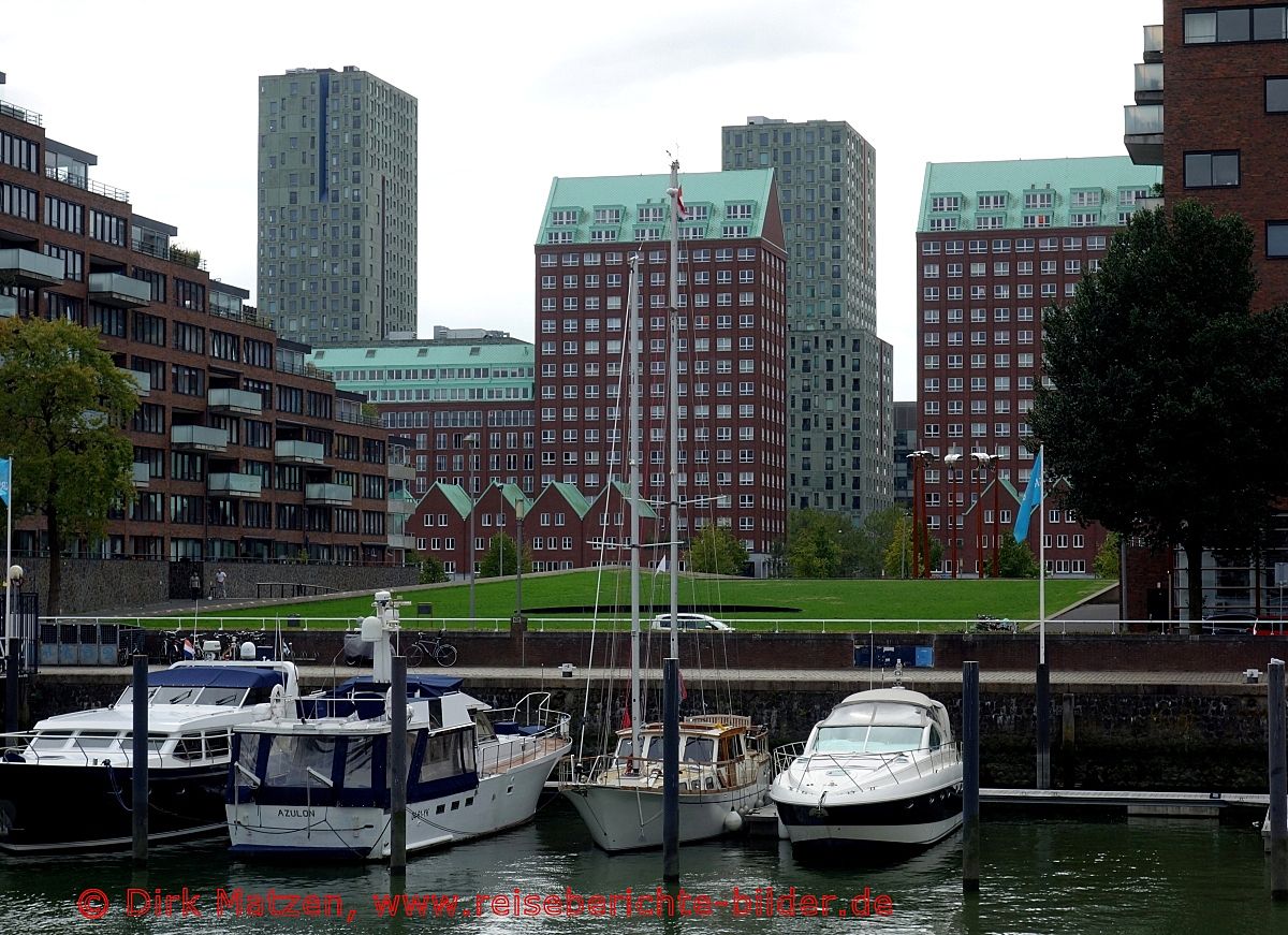 Rotterdam, Wohngebude am Binnenhaven