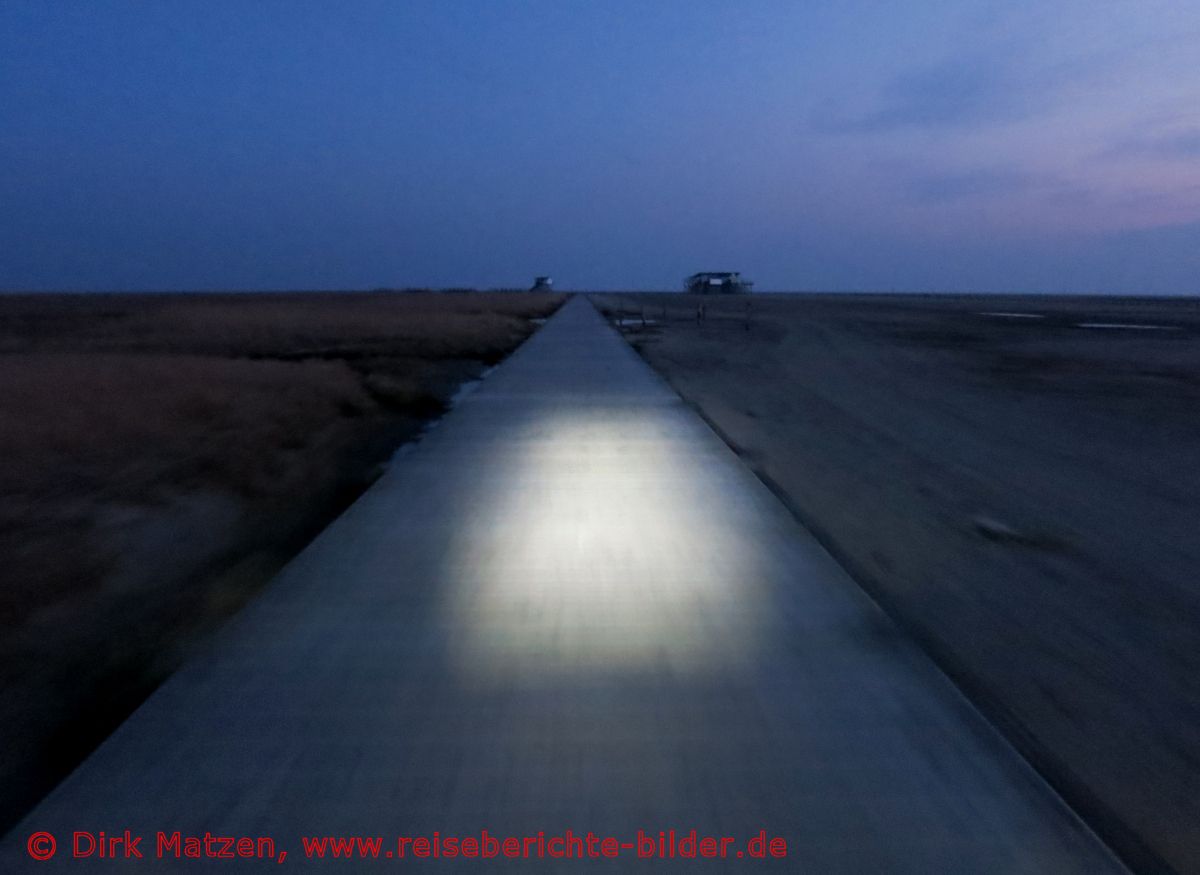 St. Peter-Ording, Radweg zum Wasser