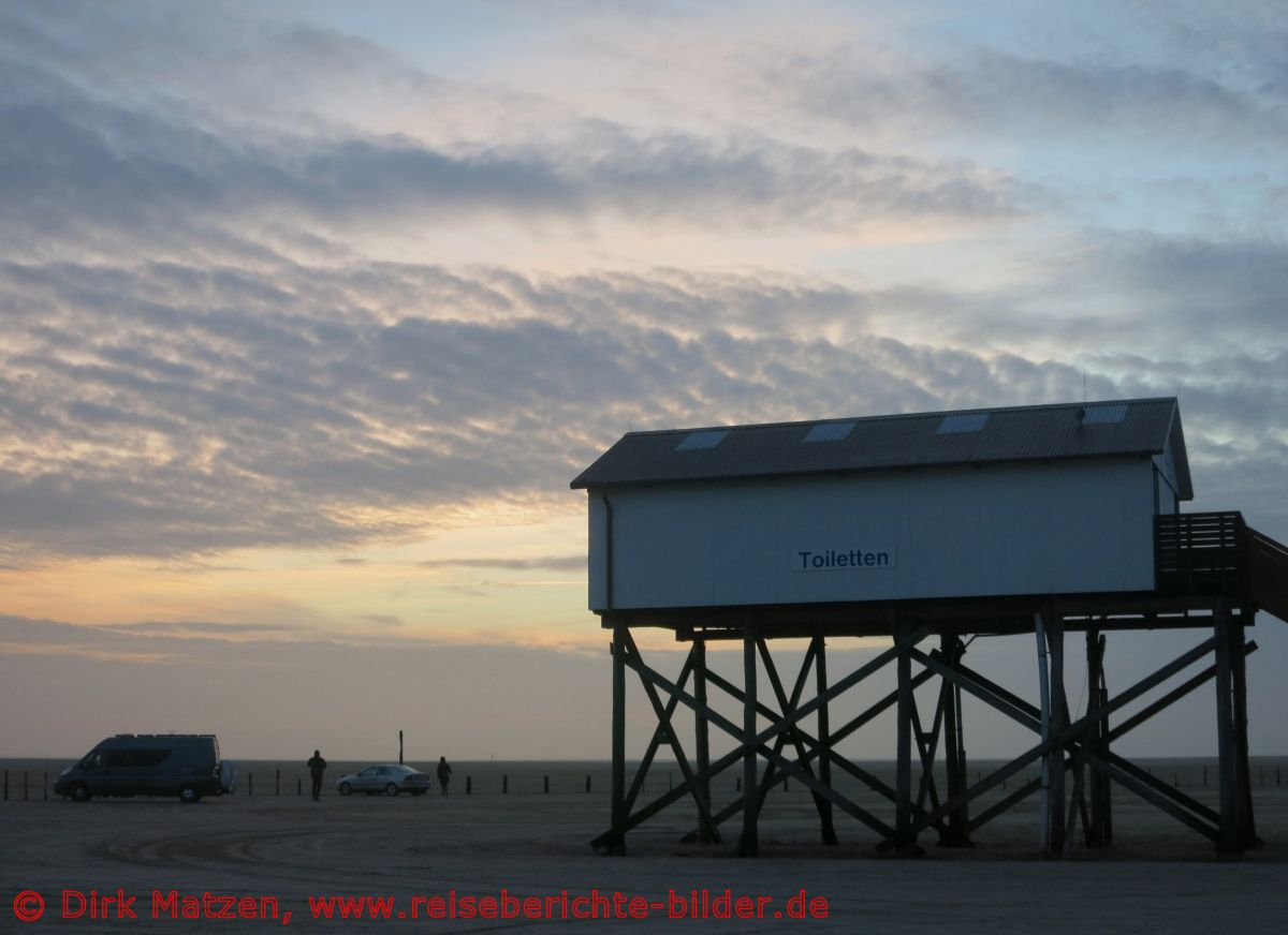 St. Peter-Ording, Pfahlbau-Toiletten