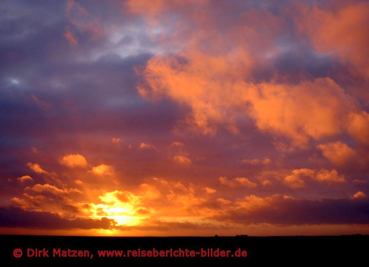 St. Peter-Ording, Sonnenuntergang